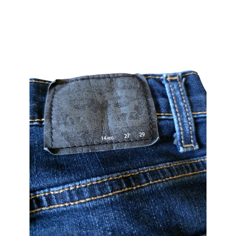 Levis 511 Slim Performance Jeans Women's 14 Reg Dark Wash Denim 27x29 - Picture 9 of 9